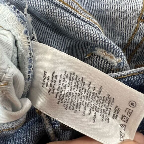 Re/Done Comfort Stretch High Rise Ankle Crop - Picture 8 of 11